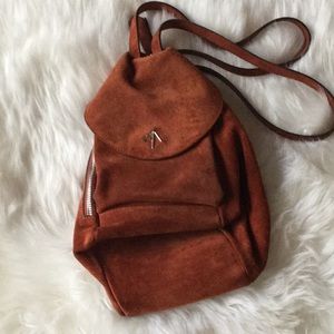 Manu atelier freewheeled mini suede